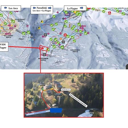 Chalet Miravidi, Montchavin-La Plagne, Jacuzzi & Sauna ภายนอก รูปภาพ