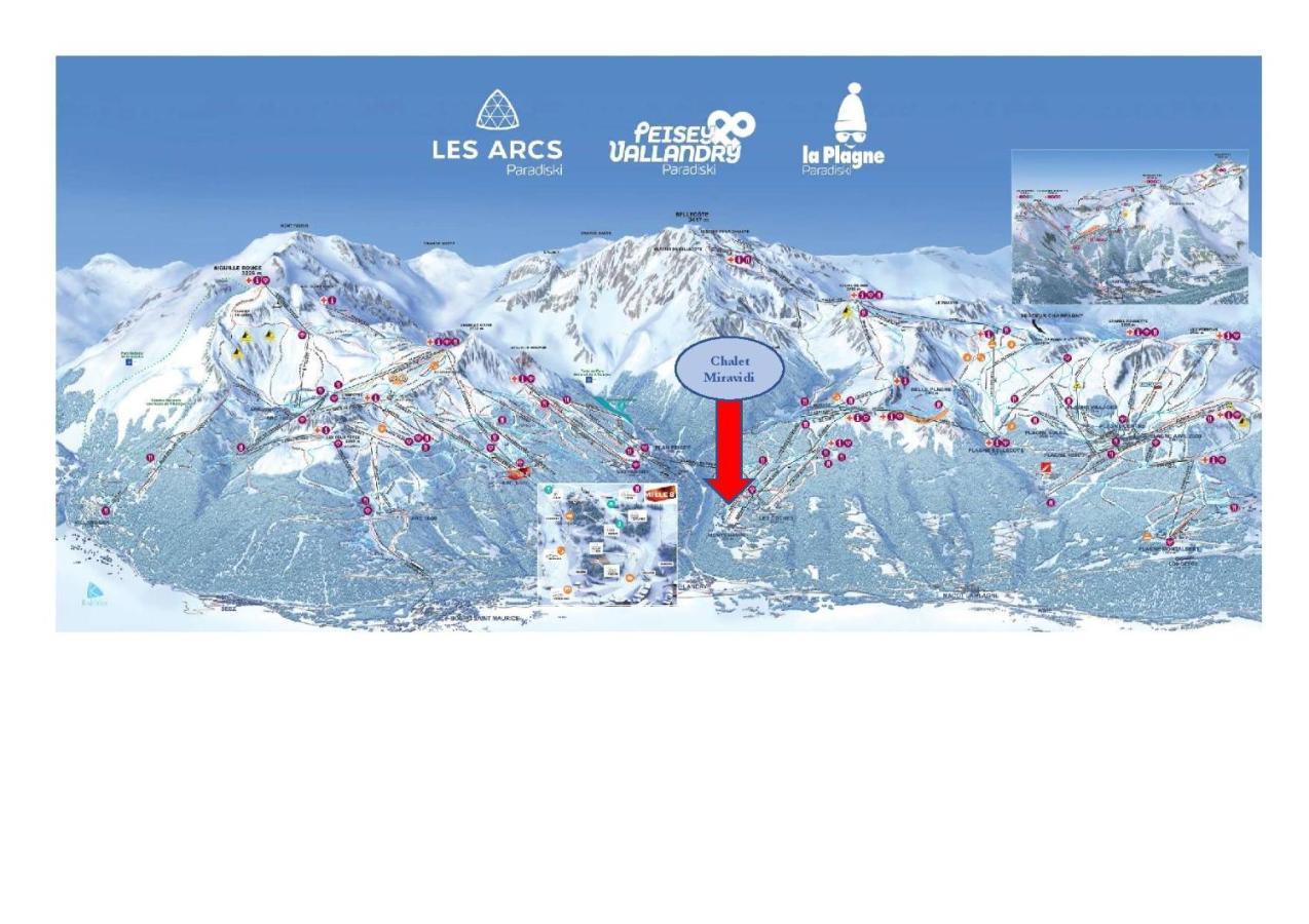 Chalet Miravidi, Montchavin-La Plagne, Jacuzzi & Sauna ภายนอก รูปภาพ