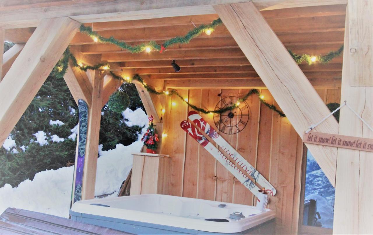 Chalet Miravidi, Montchavin-La Plagne, Jacuzzi & Sauna ภายนอก รูปภาพ