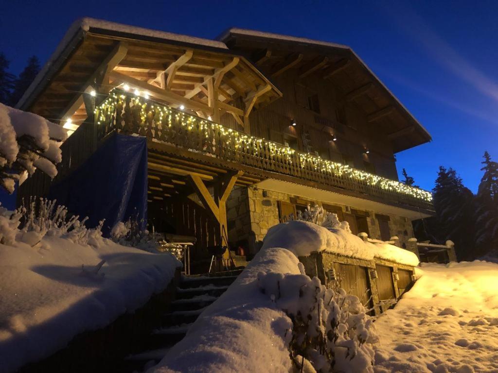 Chalet Miravidi, Montchavin-La Plagne, Jacuzzi & Sauna ภายนอก รูปภาพ
