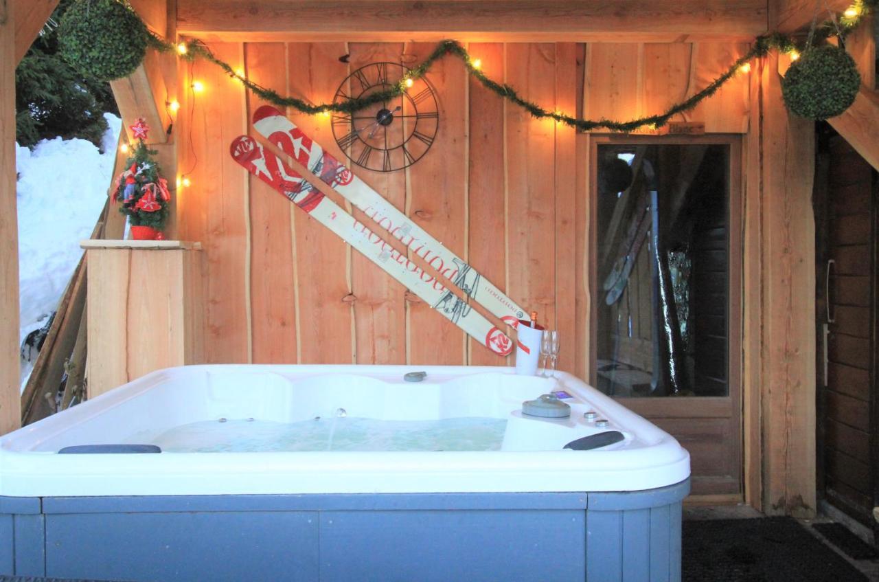 Chalet Miravidi, Montchavin-La Plagne, Jacuzzi & Sauna ภายนอก รูปภาพ
