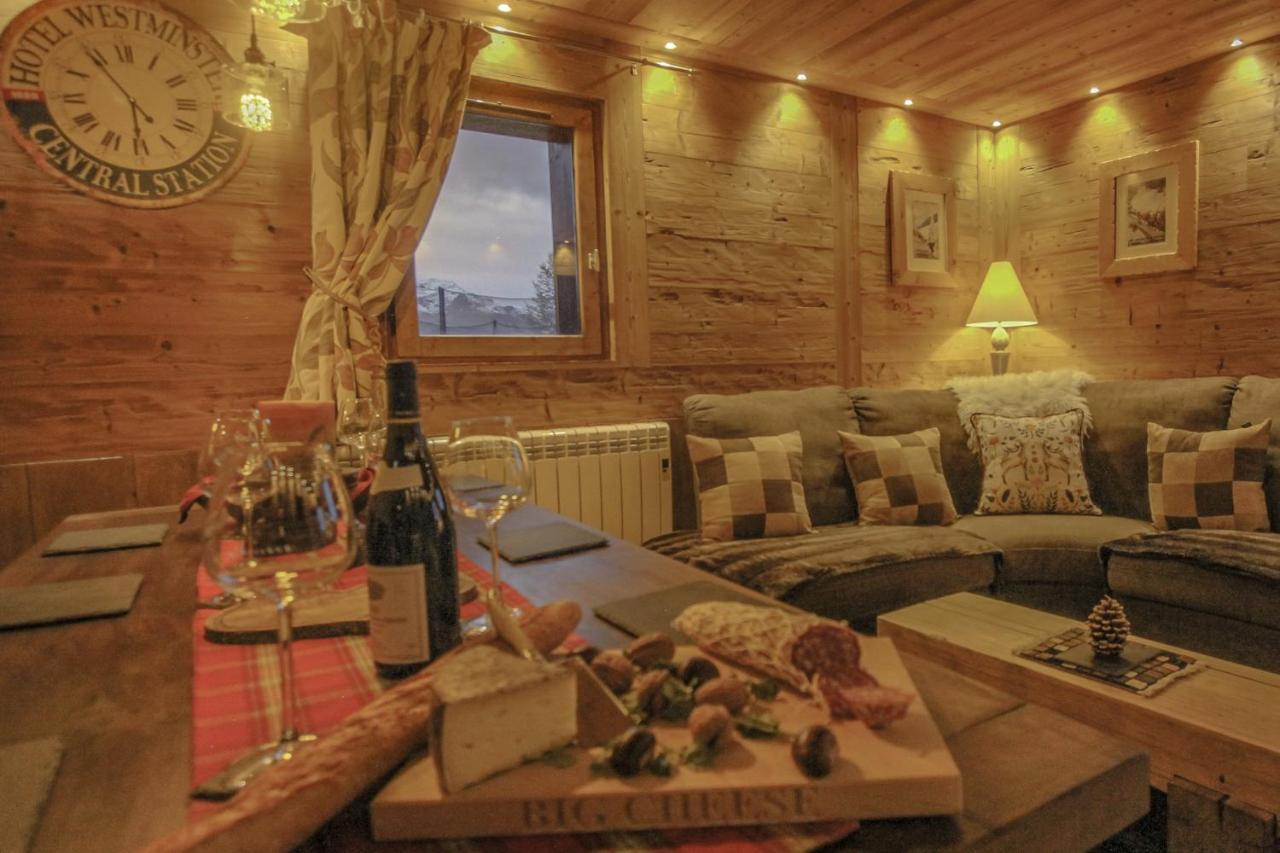 Chalet Miravidi, Montchavin-La Plagne, Jacuzzi & Sauna ภายนอก รูปภาพ