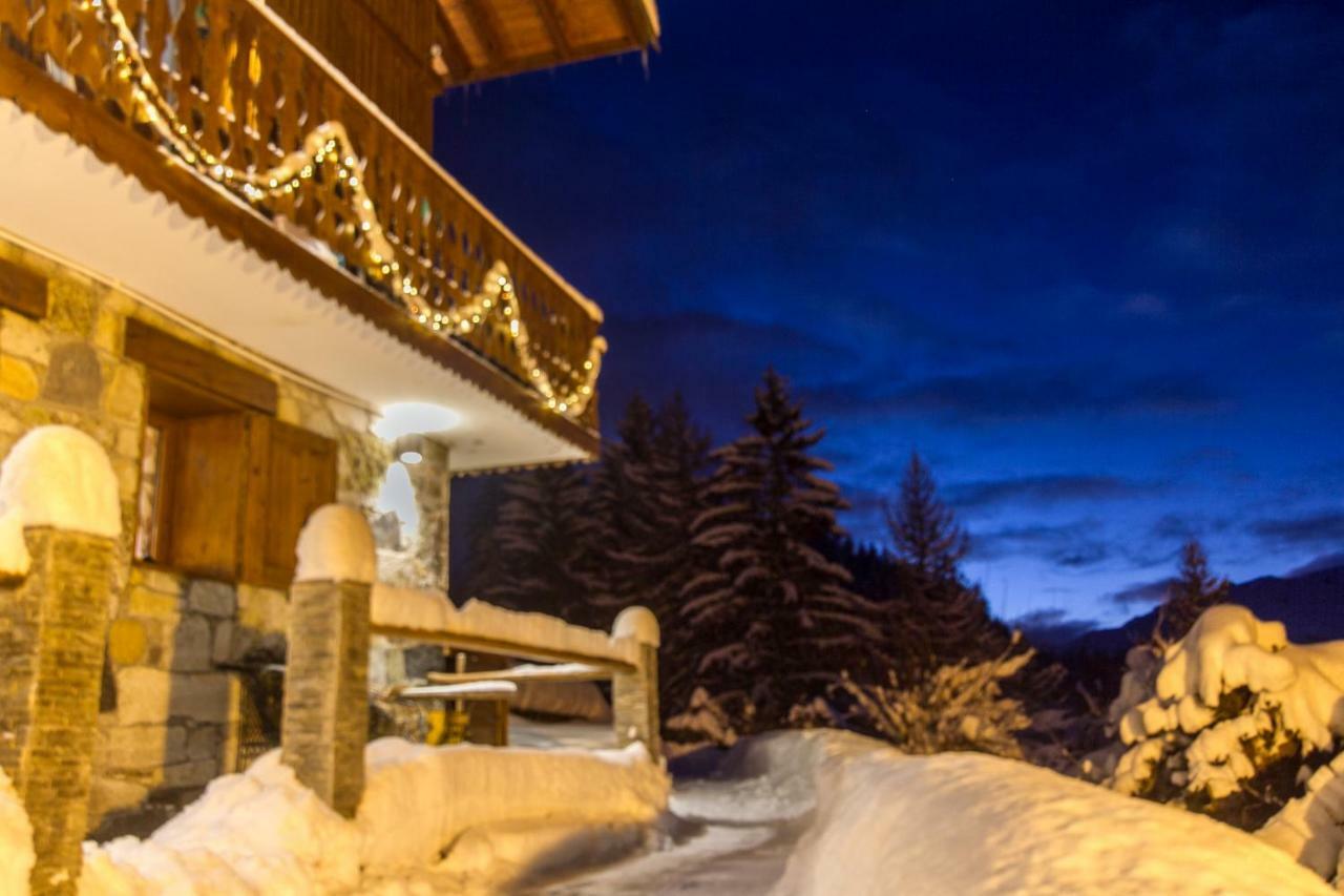 Chalet Miravidi, Montchavin-La Plagne, Jacuzzi & Sauna ภายนอก รูปภาพ